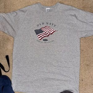 old navy vintage grey tee